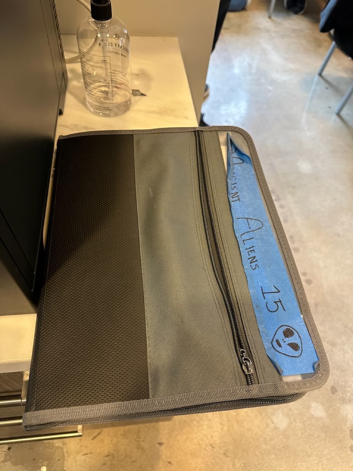 Production case marked “Aliens 15”